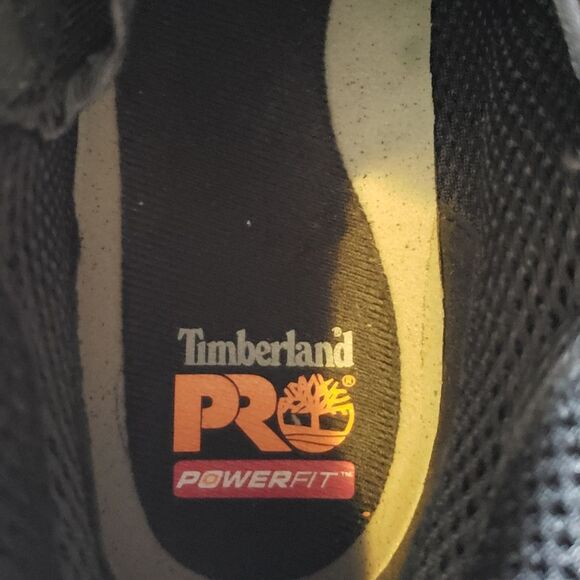 Timberland PRO Women's Black Leather Titan Alloy Toe Work Boot Size 9 M - Picture 10 of 13